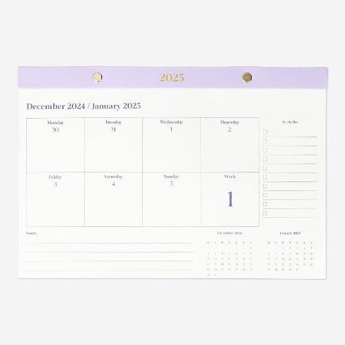 Purple Weekly Planner - English | Default Title
