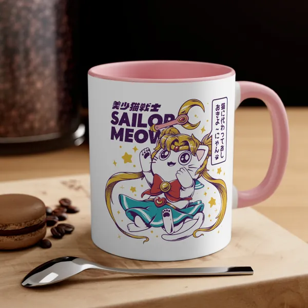 Sailor Moon Mug, Anime Mug, Sailor Moon, Luna Artemis, Sailor Meow, Anime Cup,usagi tsukino,sailor moon merch,sailor moon gifts,anime gifts