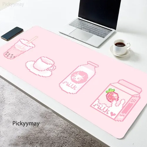 Mousepad gaming kawaii rosa grande 