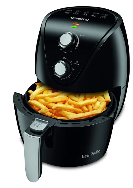 Fritadeira Sem Óleo Air Fryer 3,5L, Mondial, Preto, 1500W, 110V - AF-31 - Preto