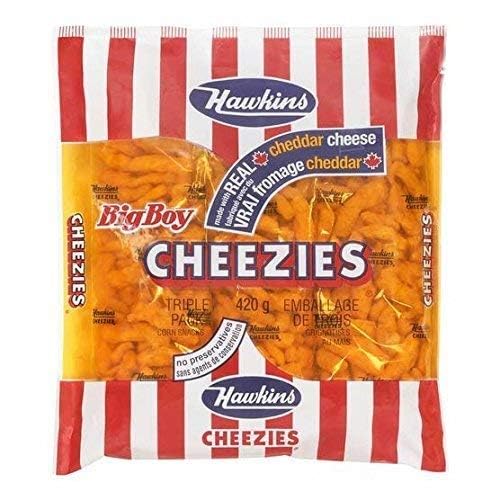 Hawkins Cheezies, Big Boy Triple Pack 420g/14.8oz - (Imported From Canada)