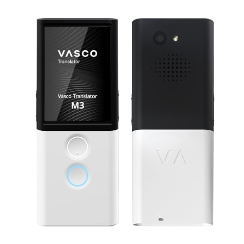 Vasco M3 Language Translator Device | The Only Translator with Free and Unlimited Internet in 200 Countries | Photo Translation | European Brand