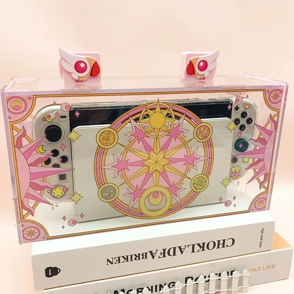 Magic Circle Switch Dust Cover Kawaii Switch OLED Acrylic Display Box