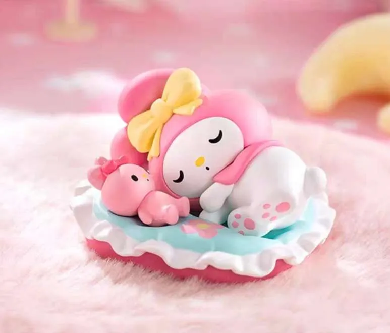 POPMART Bubble Mart Sanrio Family Peaceful Sleep Series Blind Box Action Figure | Melody