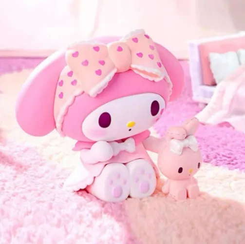 MINISO Sanrio Melody Sweetheart Pajamas Blind Box Action Figure 