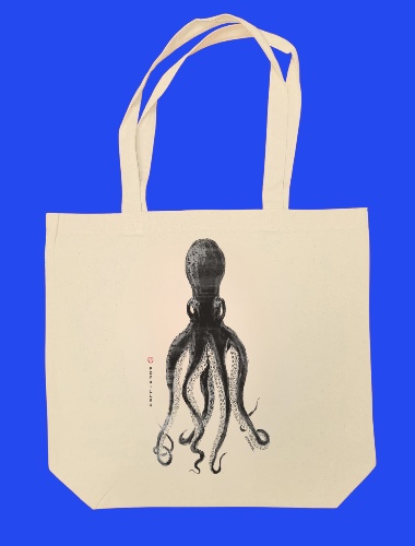 Octopus Tote Bag - Natural