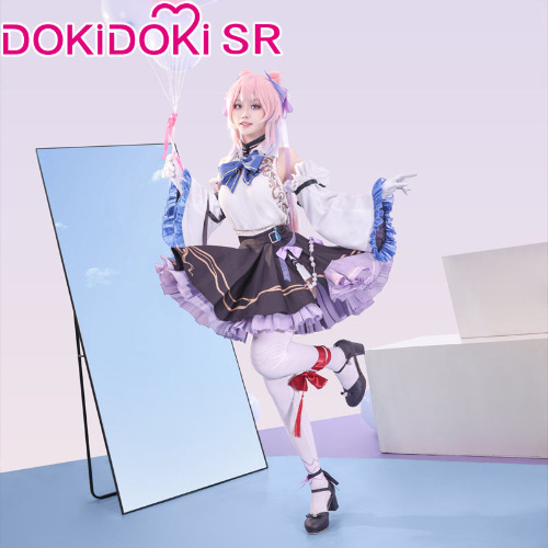 【In Stock】【Last Batch】DokiDoki-SR Game Genshin Impact Cosplay Sangonomiya Kokomi Costume Coral Fantasy Doujin Casual Wear | S