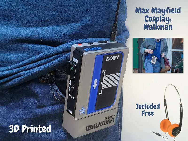Max Mayfield Cosplay Replica Walkman 
