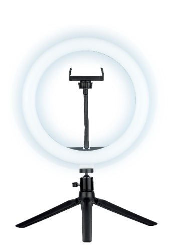 Delia's 12in Ultra-Light LED Ring Light and Phone Holder
