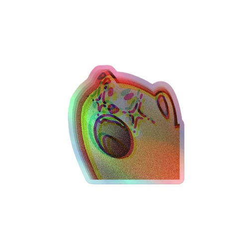Screamo Holographic Sticker