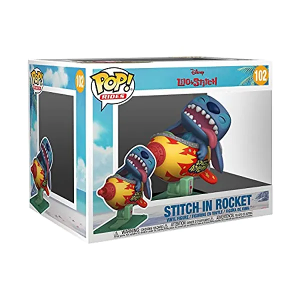 Funko POP Pop! Rides: Lilo & Stitch - Stitch in Rocket, Multicolor, Standard