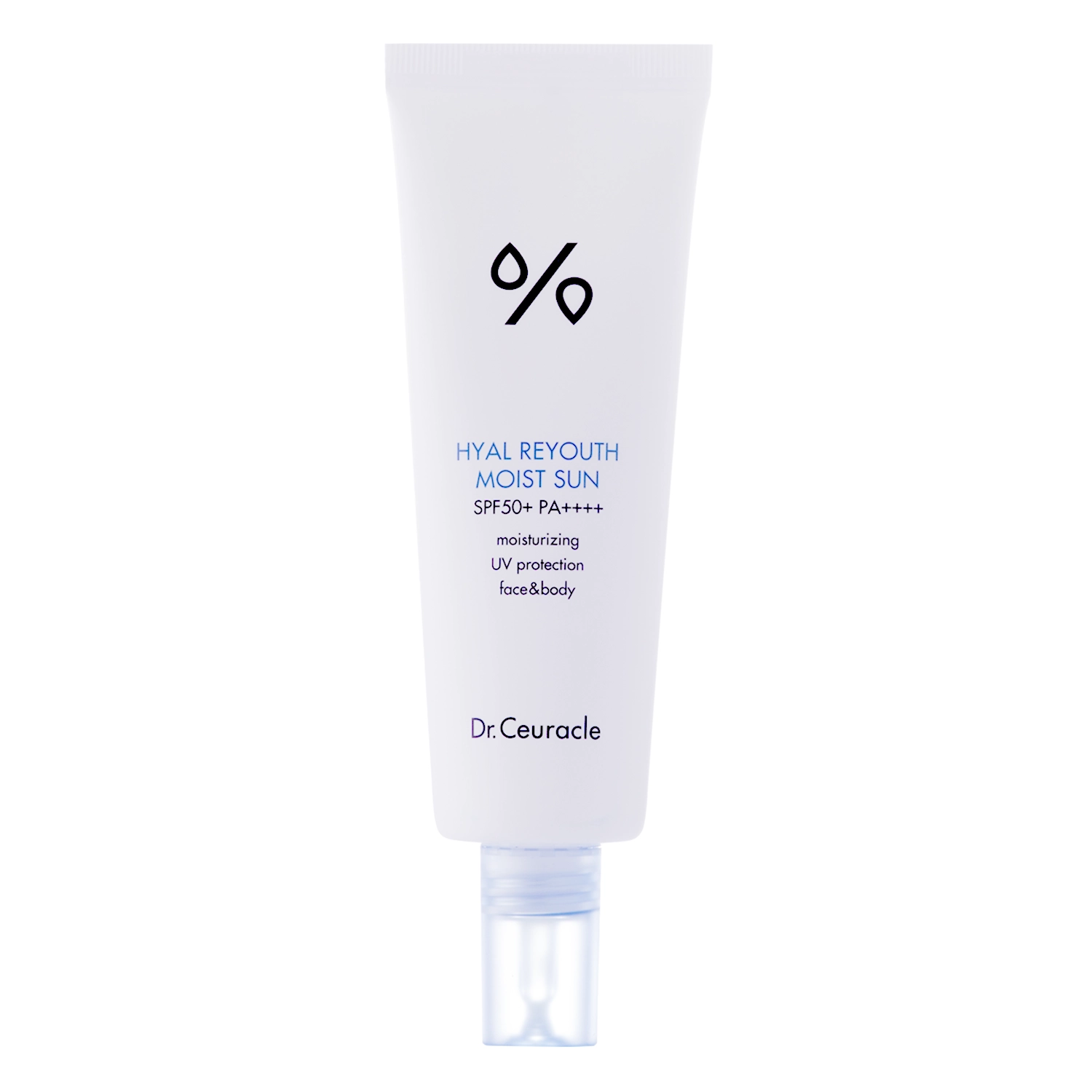 Dr.Ceuracle - Hyal Reyouth Moist Sun SPF50/PA++++ - Silnie Nawilżający Krem Przeciwsłoneczny - 50ml