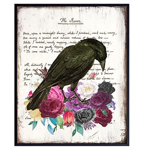 The Raven Edgar Allan Poe Decor 