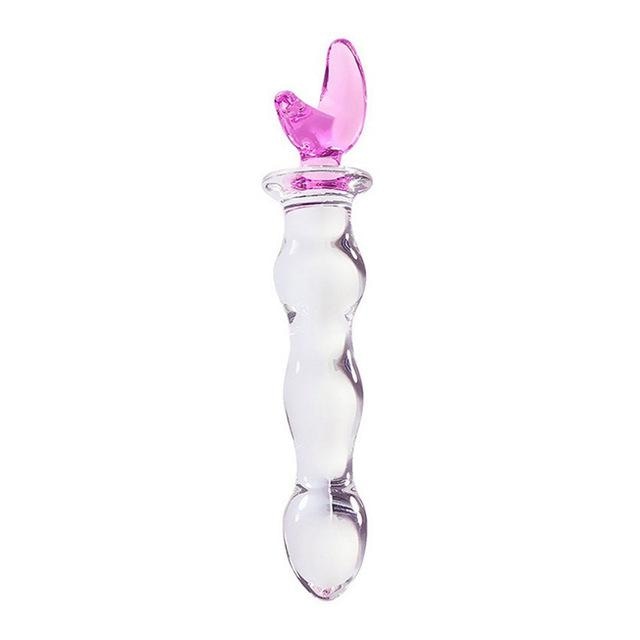 Magic Glass Wands - Crescent Moon Wand