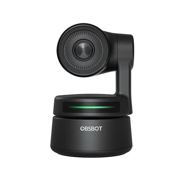 OBSBOT Tiny PTZ Webcam, AI-Powered Framing & Gesture Control, Full HD 1080p Webcam for Video Conferencing, 90-Degree Wide Angle, Low-Light Correction, Works with Zoom, Skype and More - 