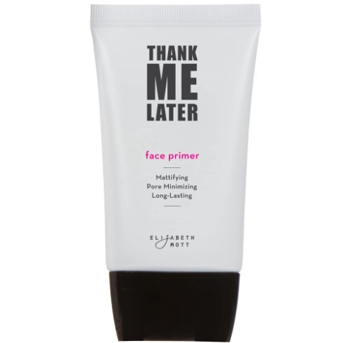 Elizabeth Mott Matte Makeup Base Primer for Face: Thank Me Later Face Primer for Oily Skin - Pore Minimizer, Shine Control Make Up Primer to Hide Wrinkles and Fine Lines - Cruelty Free Cosmetics - 30g