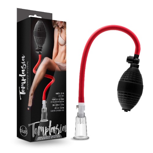 Blush Temptasia Beginners Clit Pump - Strong Suction Heightens Sensitivity - Nterchange System Compatible Means You Can Upgrade Your Pump - Kinky Pleasure Enhancing Sex Toy for Women - 