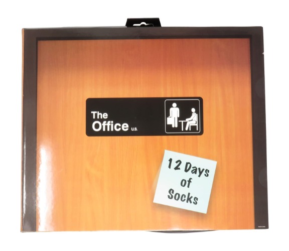 The Office 12 Days Of Socks Advent Calendar Set (Mens 6-12) - 