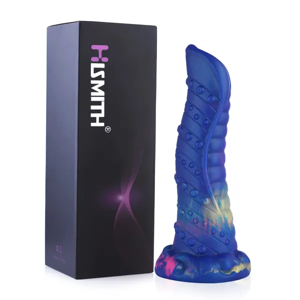 Hismith Silicone Dildo for Women Anal Sex Toys 8.26 Inch Monster Dildos Prostate Massager Hand-Free Thick Adult Sex Toy with Strong Suction Cup for G Spot Anal Play - Anal Dildo