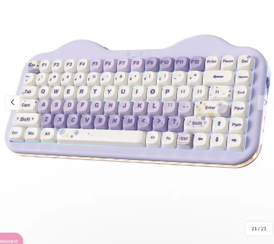 YUNZII C75 Cake Meow Wireless Mechanical Keyboard