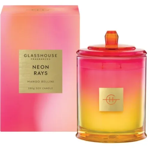 Glasshouse Neon Rays Soy Candle