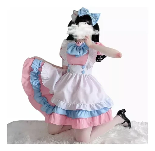 Pink Maid Outfit