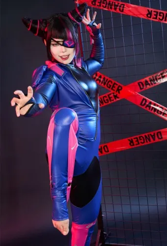 [Officially Licensed] Street Fighter Classic Juri Cosplay Costume Full Set Halloween Costume