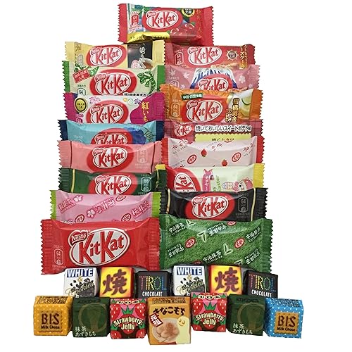 Japanese Kit Kat & Tirol 30 pc selection DIFFERENT FLAVORS assortment