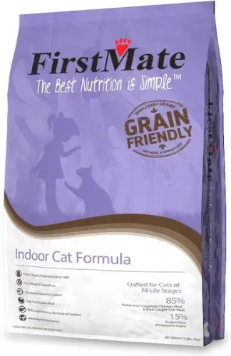 FirstMate™ Grain Friendly Indoor Cat Formula Cat Food 13.2 Lbs