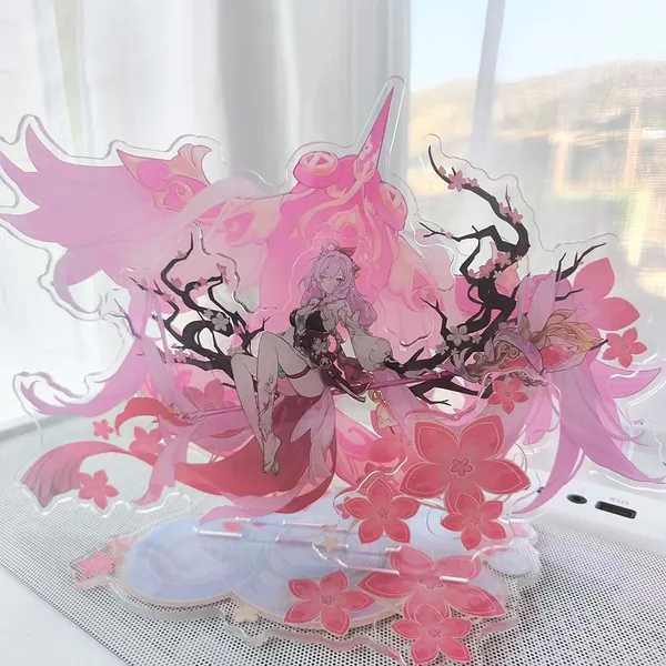 Elysia Standee Honkai Impact 3rd Acrylic Stand Hi3 Herrscher of Human Ego Elysia Figure