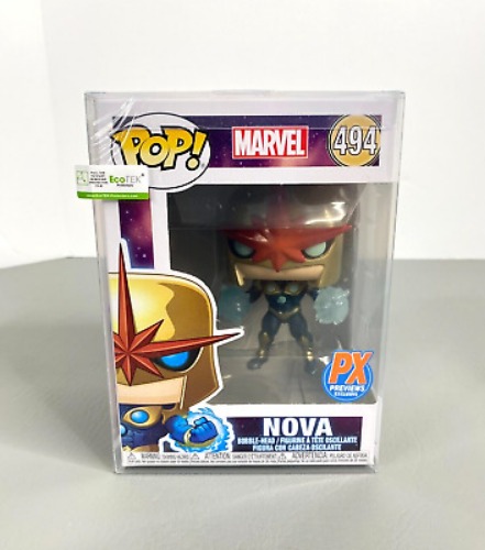 Funko Pop! Marvel Nova #494 PX Previews Exclusive Figure With Pop Protector  | eBay