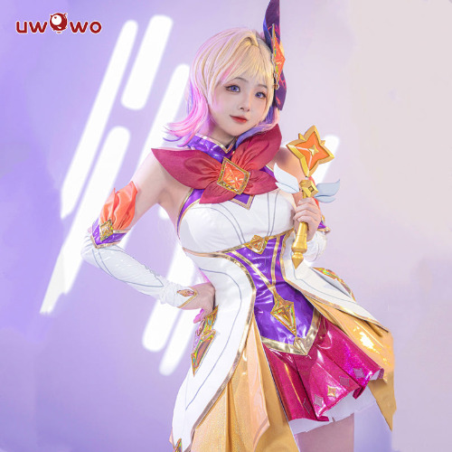 Uwowo League of Legends/LOL: Star Guardian Seraphine SG WR Wild Rift Cosplay Costume | 【Pre-sale】M