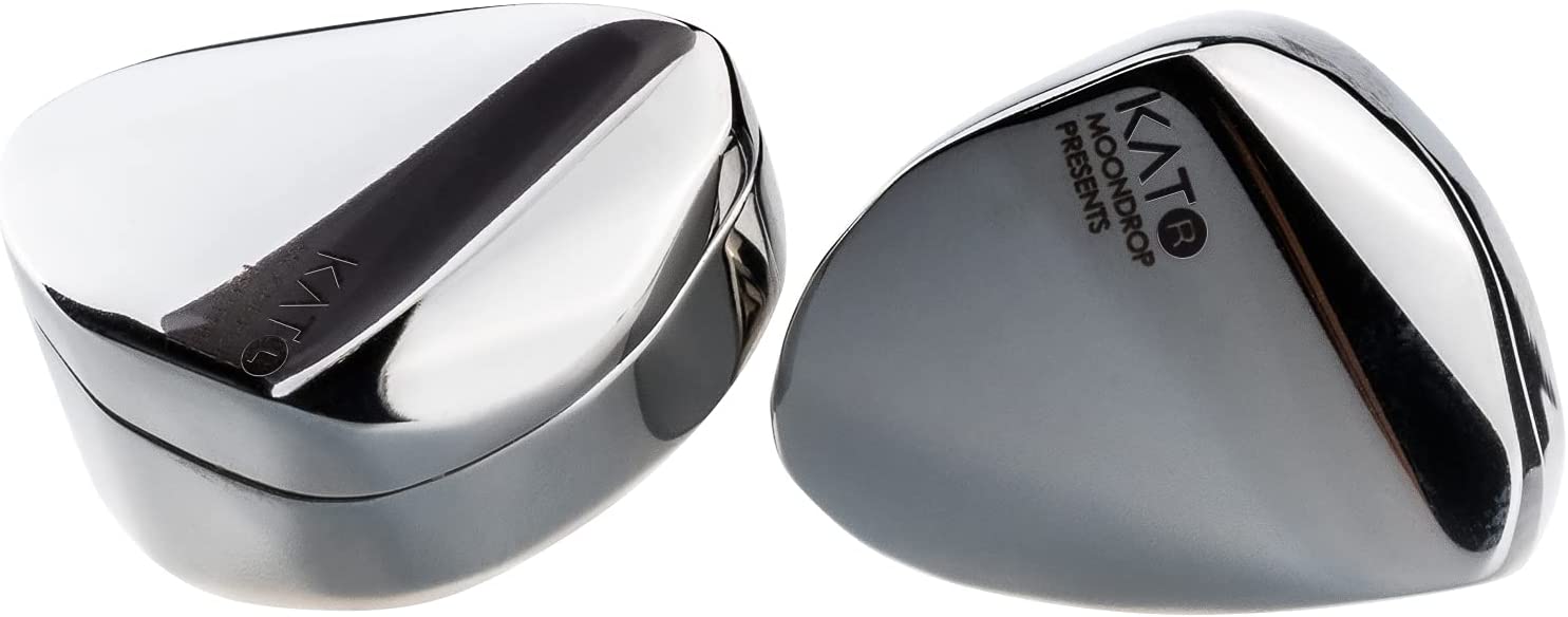 Moondrop KATO Earphone DLC Composite Diaphragm Advanced Ultra Linear Technology Dynamic in-Ear Earplug Mirror Silver - Mirror Silver
