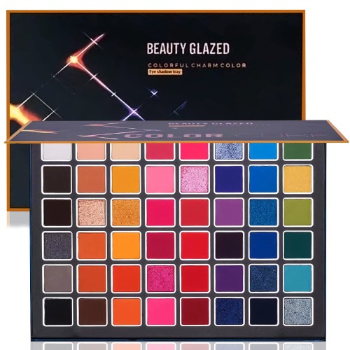 Color Cube Colorful Charm Eyeshadow Palette Richly Pigmented and Blendable Matte Shimmers 48 Rich Colors Waterproof Long Last Makeup Pallet Professional Eye Shadow Makeup - 