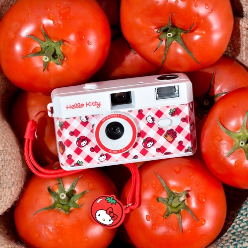 Hello Kitty Tomatoes 35mm Camera
