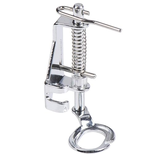 CKPSMS-1PCS #4021L Free Motion Quilting Foot Sewing Machine Darning Foot Large Metal Quilting Presser Foot for Low Shank Singer Brother Babylock Janome Kenmore White Juki Husqvarna Janome Bernina