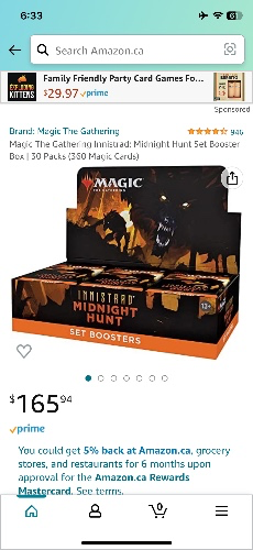 Magic the Gathering Midnight Hunt Booster box