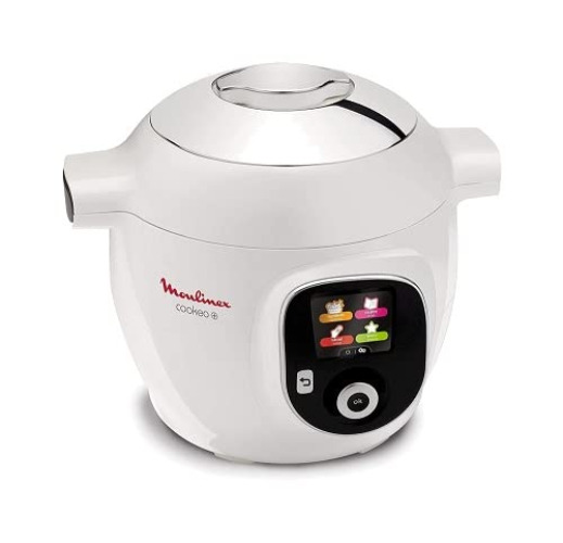 Moulinex Cookeo Multicuiseur Intelligent, 100 Recettes Préprogrammées, Louche et Programme Weight Watchers Inclus, 6L, Jusqu'à 6 Personnes, 6 Modes de Cuisson, 1600 W, Blanc YY4407FB