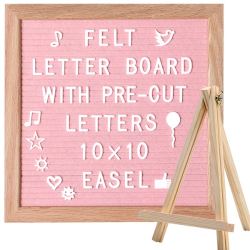 Pink Felt Letter Board