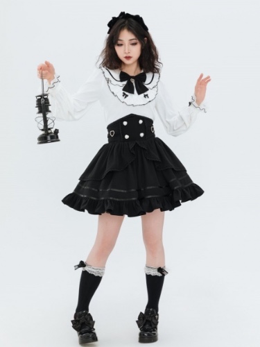 Jirai Kei High Waist Skirt