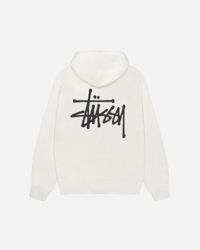 BASIC STÜSSY HOODIE PIGMENT DYED | Natural / L