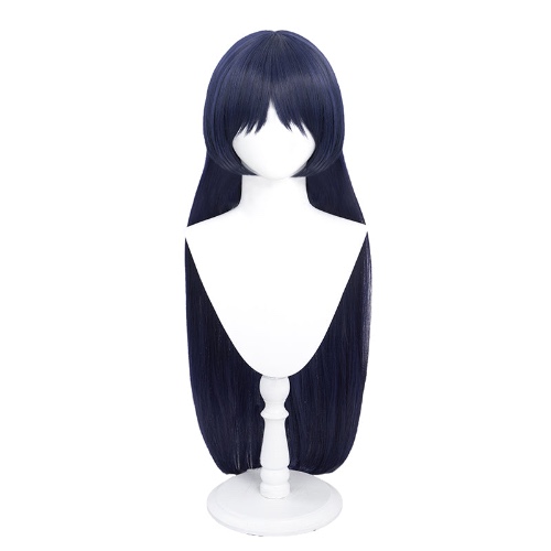 【Ready For Ship】DokiDoki Game Genshin Impact  Scaramouche Cosplay Wig Long Blue | Scaramouche