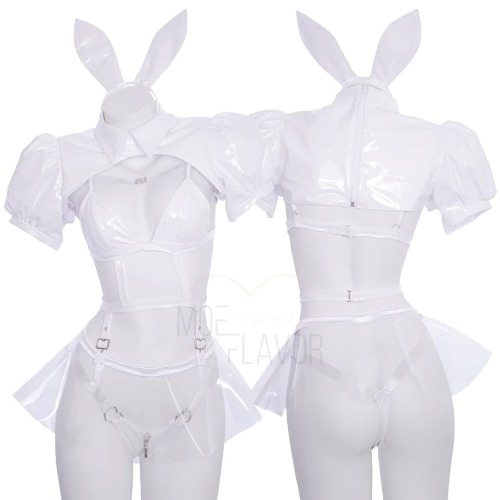 White Cyber Bunny - White / S/M