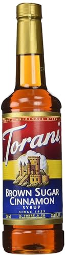 Torani Brown Sugar Cinnamon Syrup, 750 ml - Brown Sugar Cinnamon - 25.4 Fl Oz (Pack of 1)