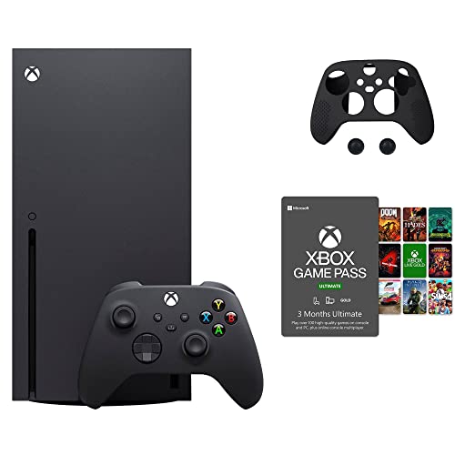 Microsoft Xbox Series X Bundle, 1TB SSD Video Gaming Console with One Xbox Wireless Controller, Xbox 3 Month Game Pass Ultimate + Accessoris