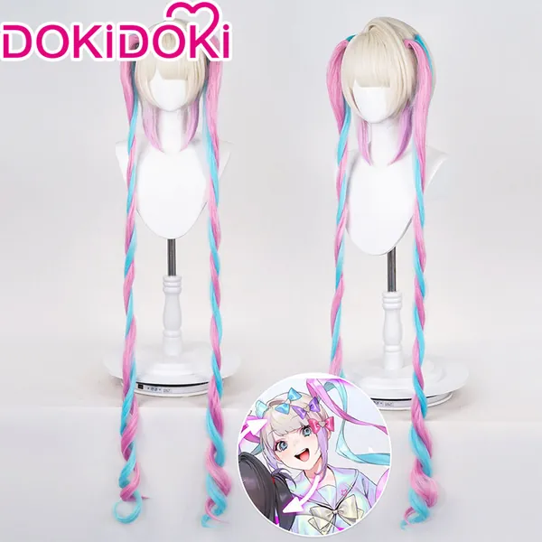 【Ready For Ship】DokiDoki Game NEEDY GIRL OVERDOSE Cosplay KAngel / Ame-chan Needy Streamer Overload Cospaly Wig Game Long