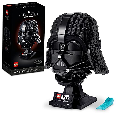 LEGO Star Wars Darth Vader Helmet 75304 Set, Mask Display Model Kit for Adults to Build, Gift Idea for Men, Women, Him or Her, Collectible Home Decor Model