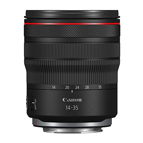 Canon RF14-35mm F4 L is USM Lens, Wide-Angle Zoom Lens, Compatible with EOS R Series Mirrorless Cameras, Black - Lens Only