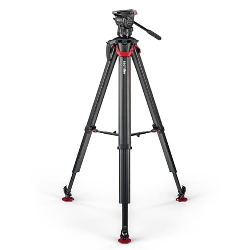 Sachtler Ace XL MK II Fluid Head with Flowtech 75 Carbon Fiber Tripod and Mid-Level Spreader