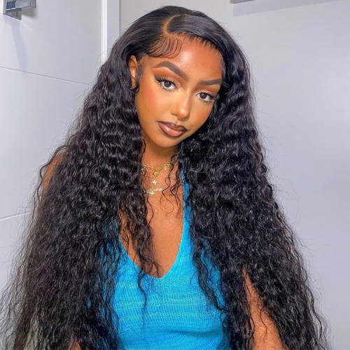 Water Wave 13x6 HD Lace Front Wigs 14-30 Inch For Black Women 180% Density